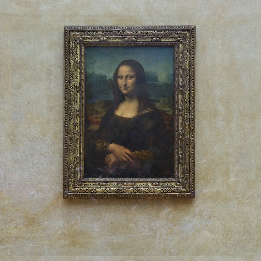 Kunst in de bouw Mona Lisa Louvre